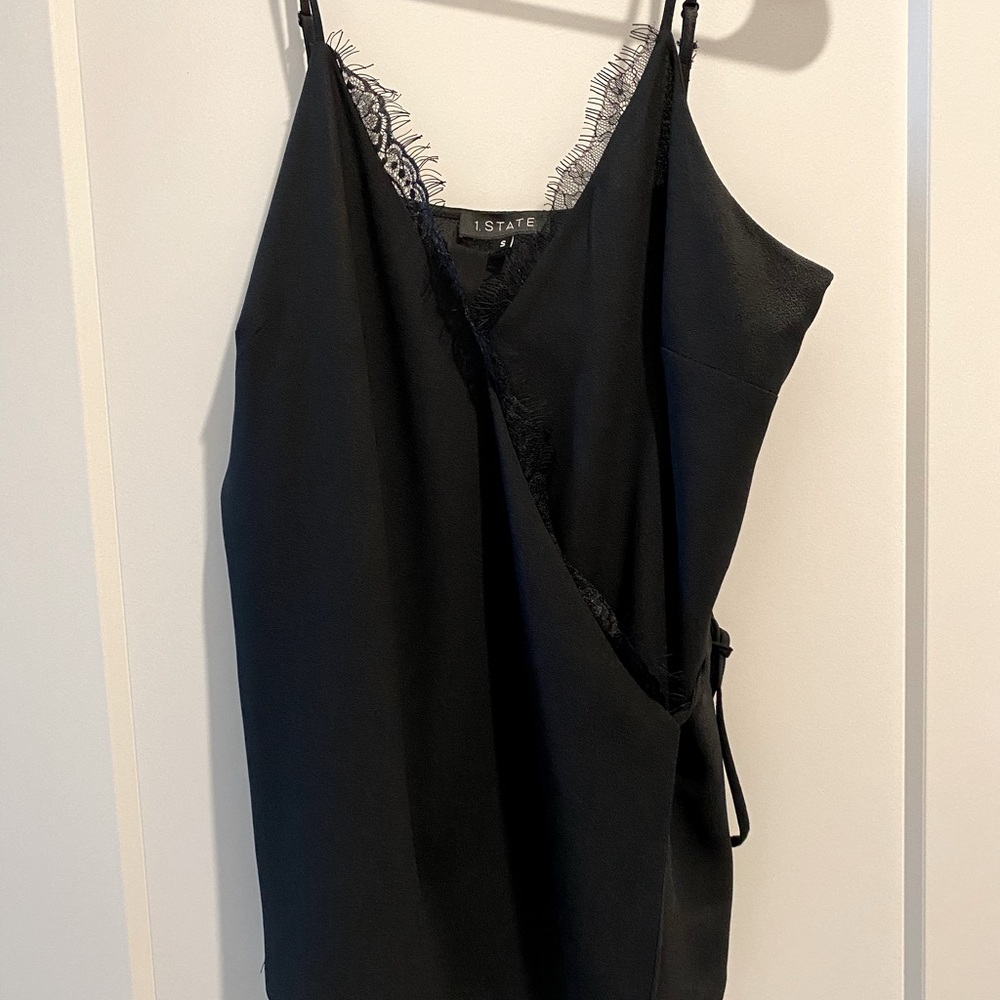 Black tank blouse